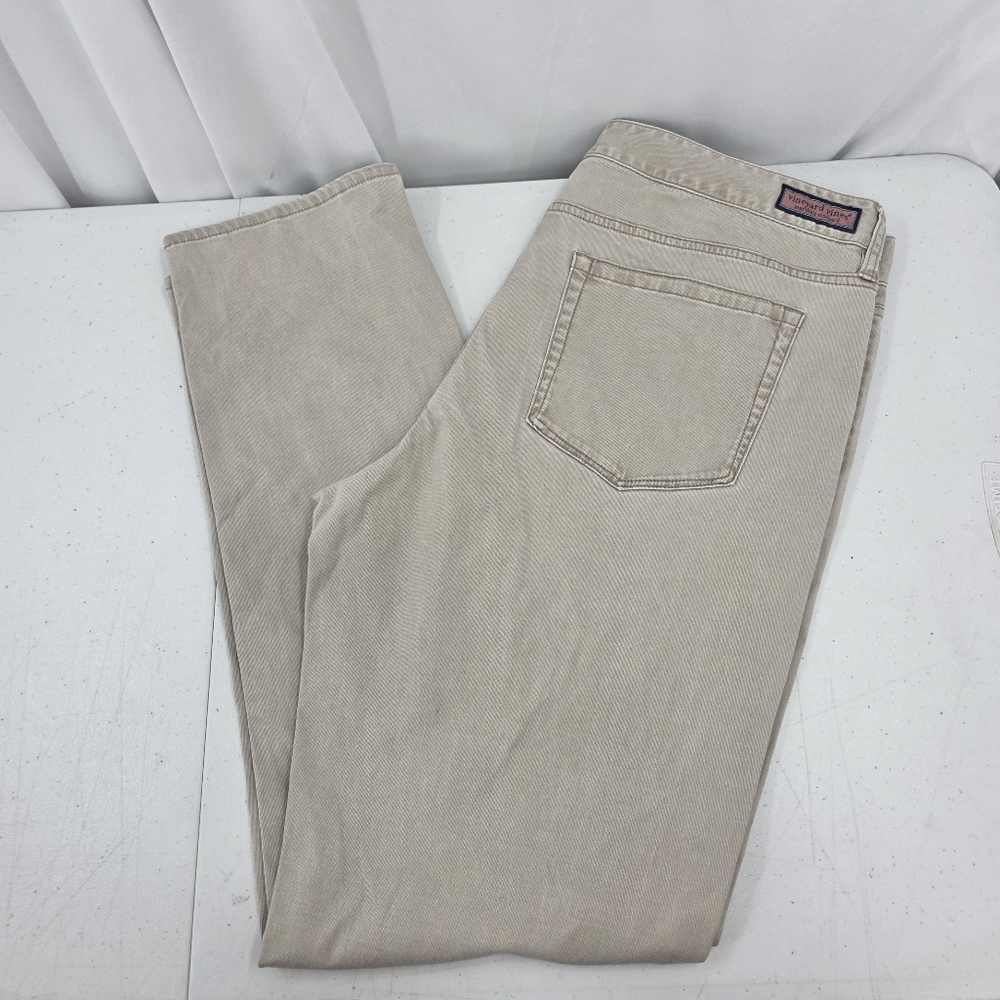Vineyard Vines Martha's Vineyard Breaker‎ Pants Beige Tan Size 38x34 1P001056.